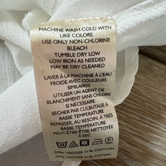 Like New By Anthropologie Long-Sleeve Twisted Latticework Blouse size XS - Picture 11 of 13